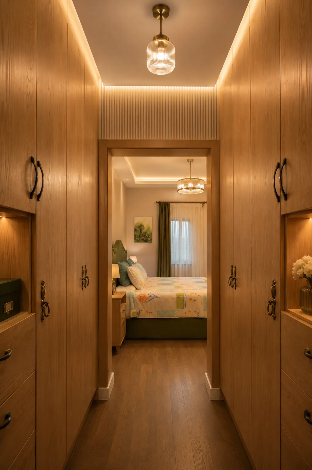 Children's bedroom with built-in wardrobes in the Mivida Compound project in 5th Settlement