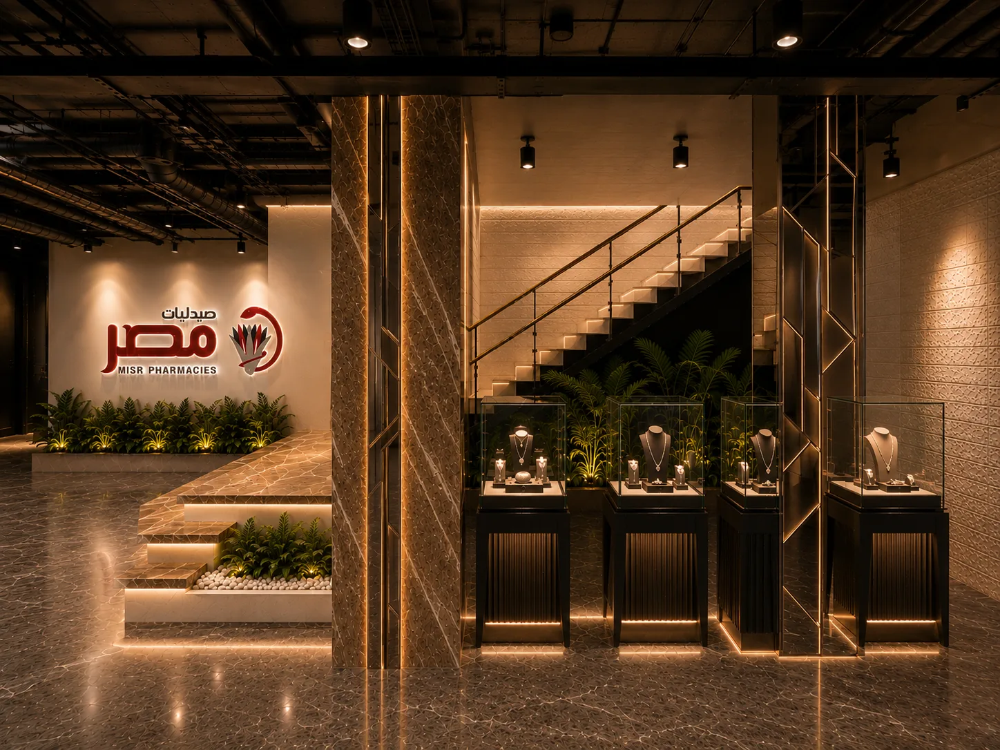 Degla center jewellery storefront in the Degla Center project in Zamalek