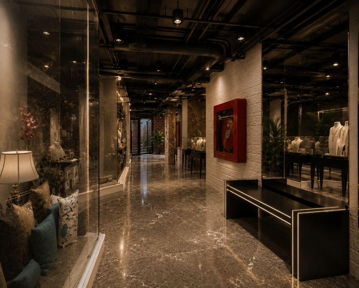 Degla center mall corridor in the Degla Center project in Zamalek