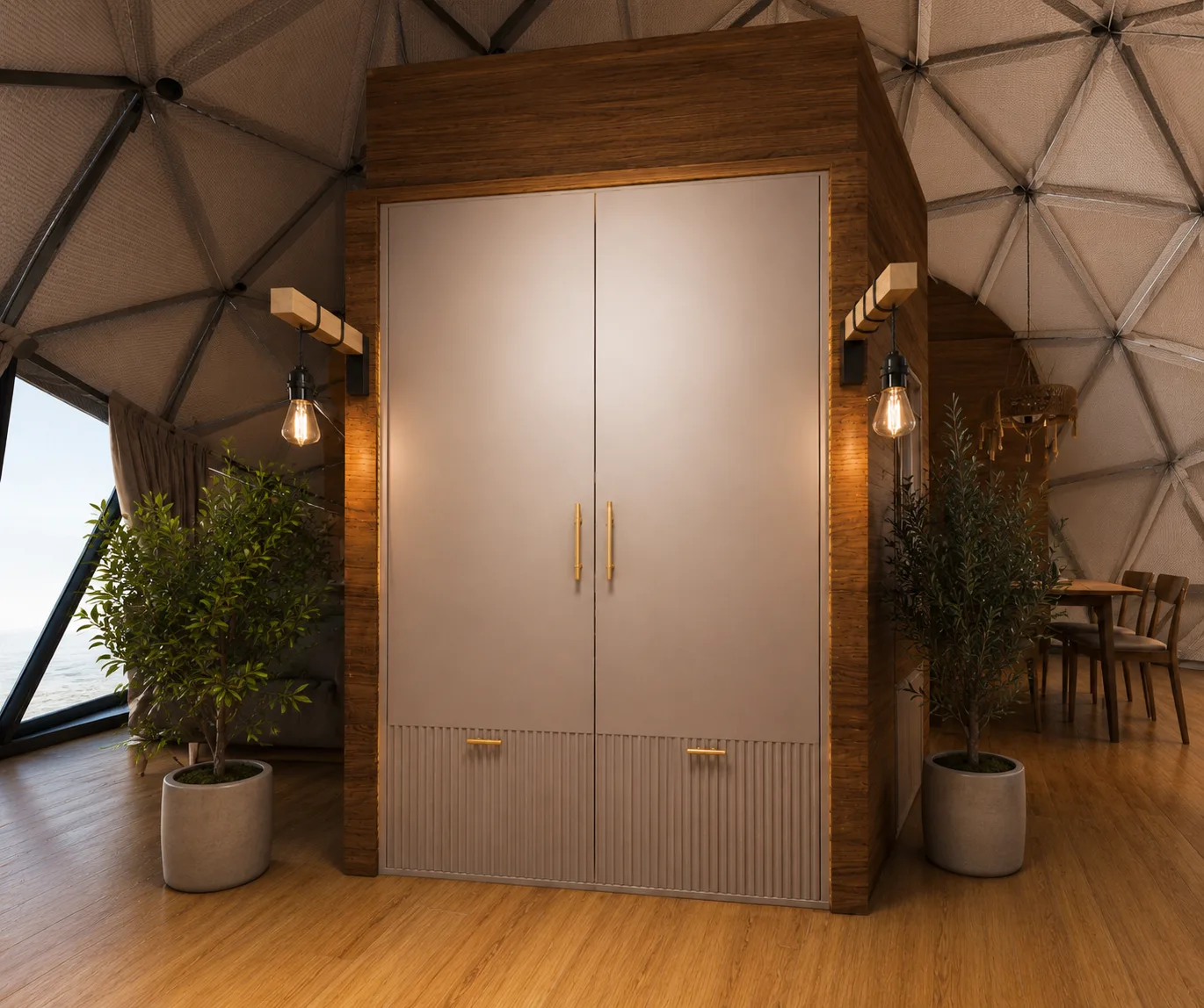 Resort wardrobe in the Dome Resort project in Sahl Hashish