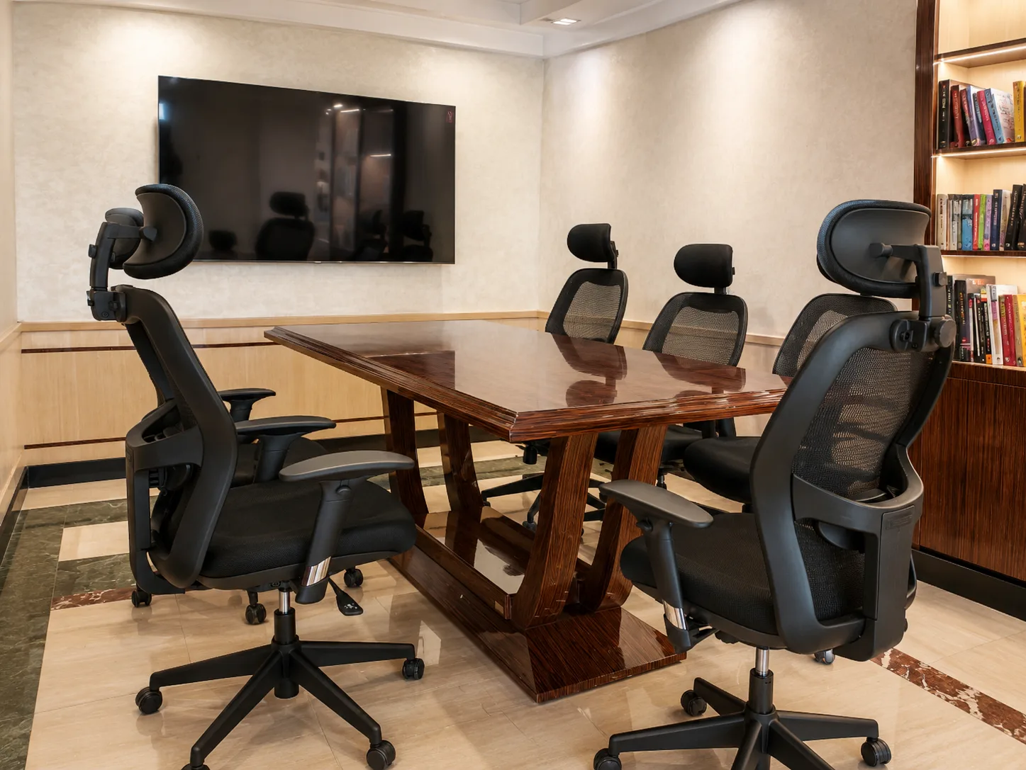 Executive office meeting table in the Dakahlia Group project in Nasr City
