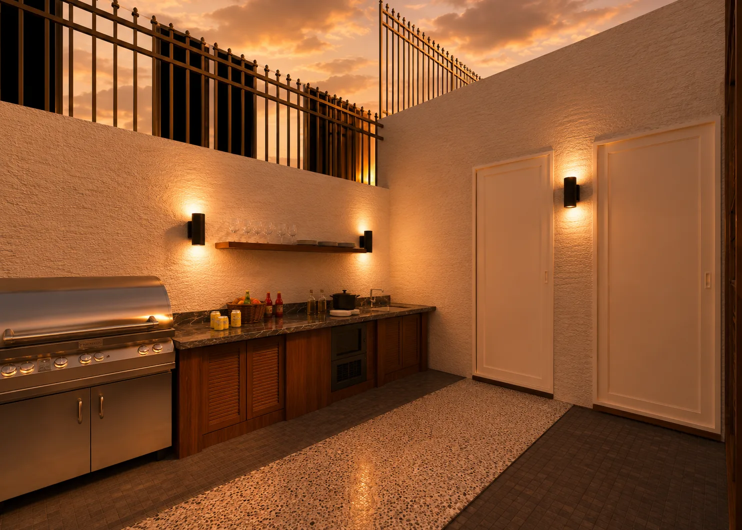 Office kitchenette in the Madinaty project in Madinaty
