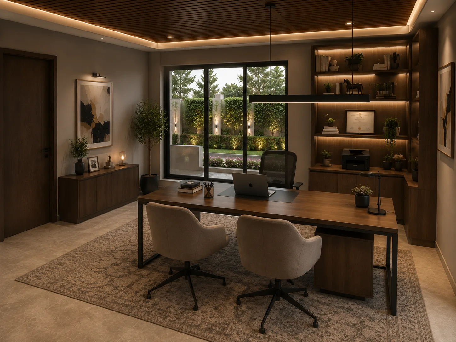 Executive home office in the Pyramid Hills Compound project in 6 October
