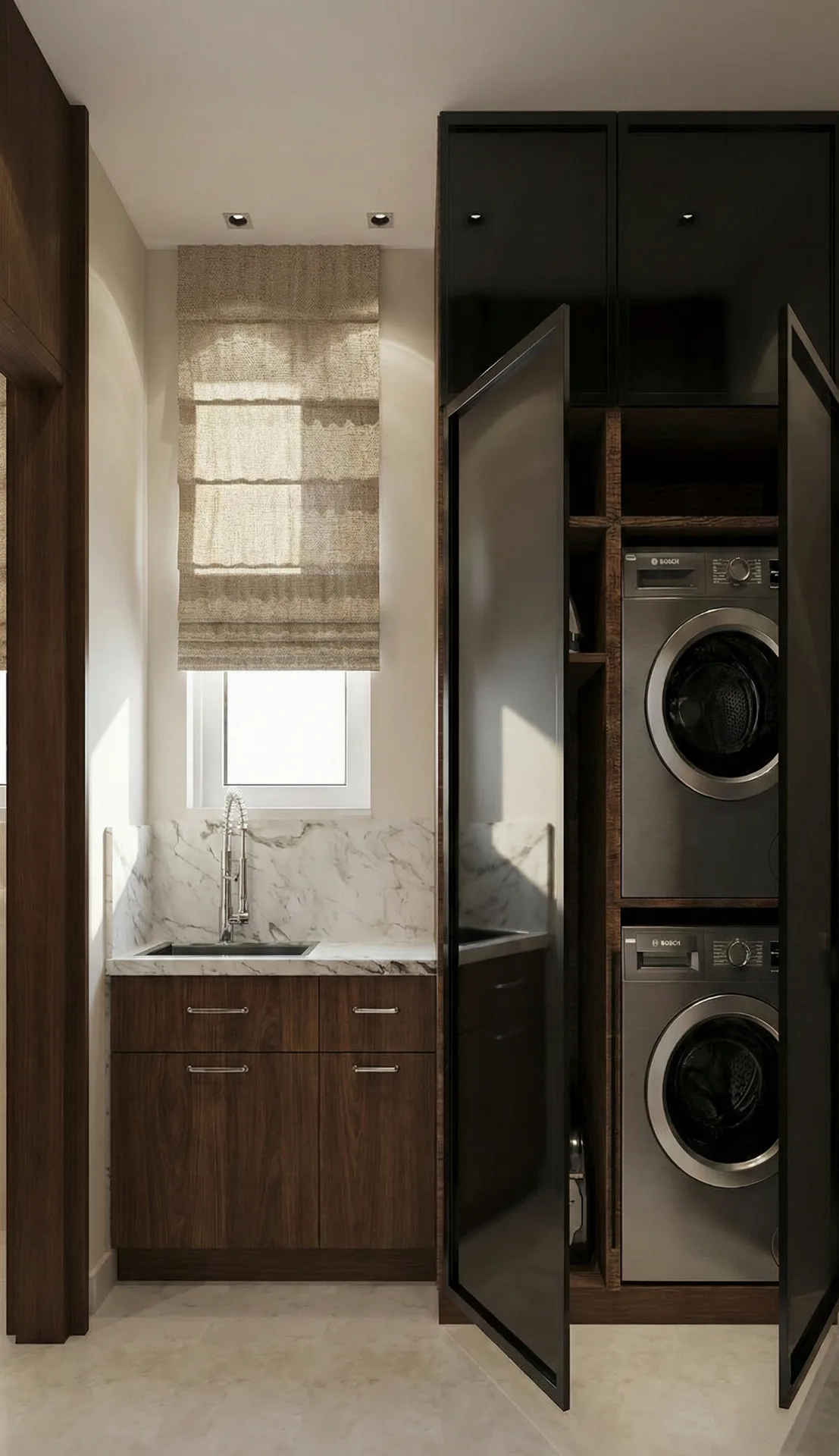 Laundry cabinet in the La Vista Compound project in New Administrative Capital