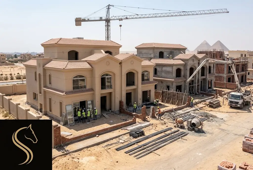 Twin House Construction in Egypt
