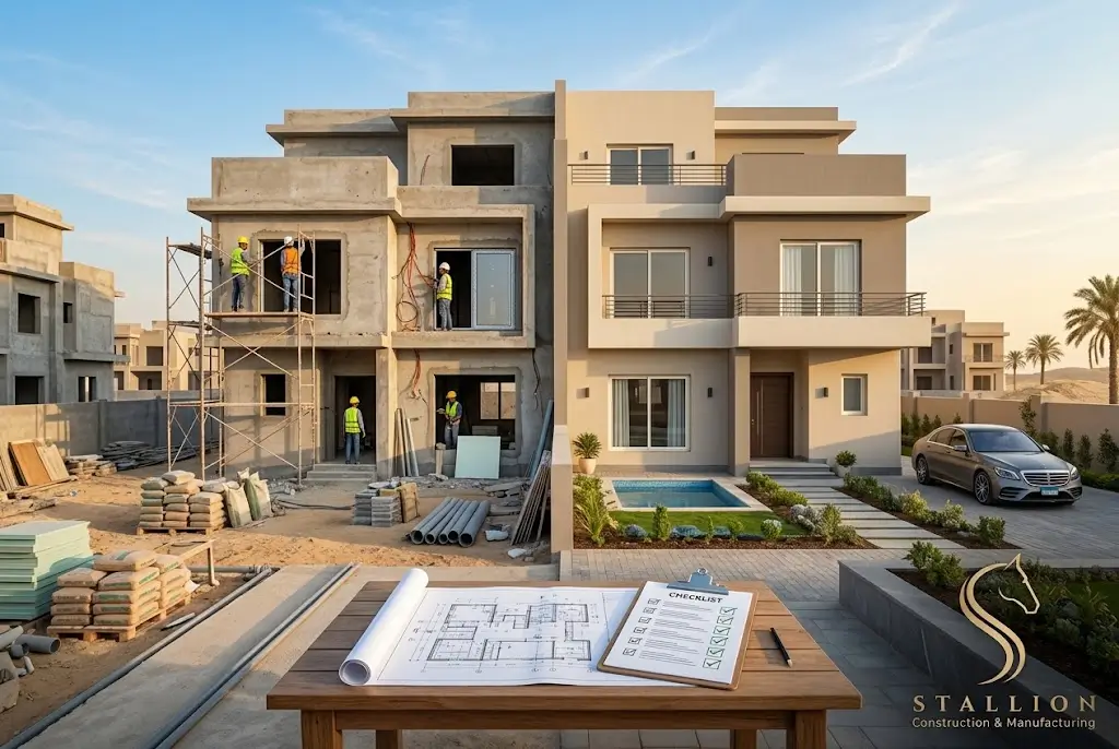 Twin House Fit Out in Egypt