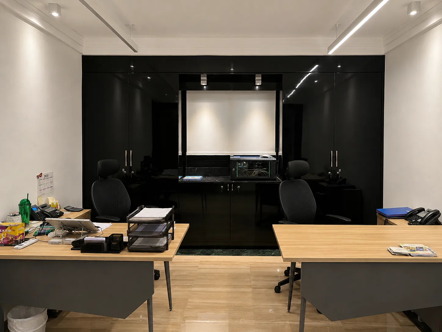 Black executive office in the Dakahlia Group project in Nasr City